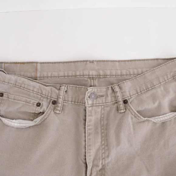 Levi's 541  Taupe Straight Leg Pants	 34/38 - Picture 9 of 15